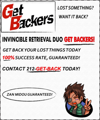 Get Backers (Ban Mido, Ginji Amano, Kazuki Fuuchouin, Shido Fuyuki