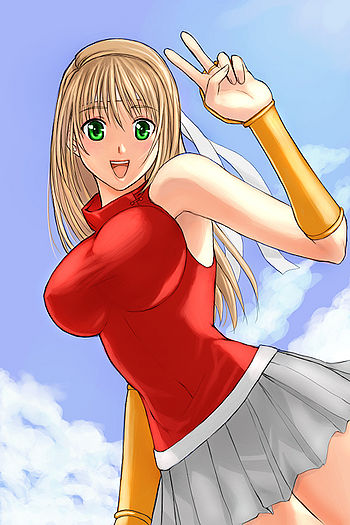 Izumi Saotome with her current look. Artwork by Cinnie