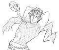 Kamen after Hamon training.