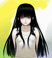 Hanako in the summer. ...with a tan.