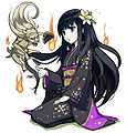 Hanako's kimono, and a Genjutsu.