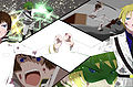 Crono and Kaoru Team attack Cut away screen