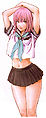 Jiao's school uniform.