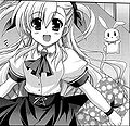 Vivio in her middle-school uniform