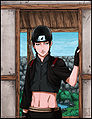 Sai walking into a room.
