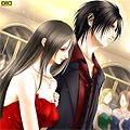 Oratorio at an event with his wife.
