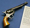 Colt .45 Single Action Army (SAA) Revolver - the Peacemaker - Weight: 2 lb. 5 oz. - Overall Length: 11" - Barrel Length: 7.5" - Built: 1873