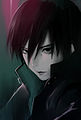 Hei's dark look.