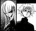 Young Kaede and Higa at age twelve.