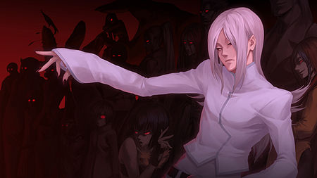 Rain and shadows of his past life.