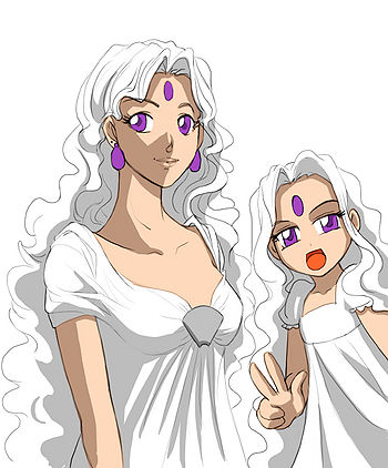 Older and Younger Saori.