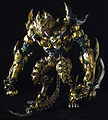 The Golden Fang when the wearer enters the berserker state.