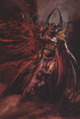 A Chaos Sorcerer of Khorne.