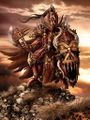 A Chaos Champion of Khorne.