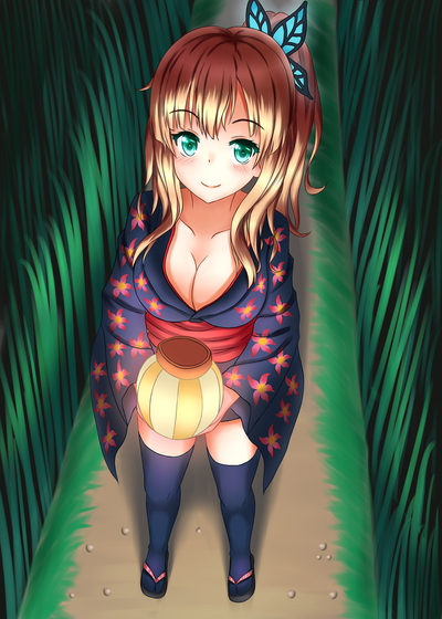 Aya in her standard kunoichi gear.