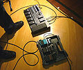 Assorted pedals for guitar effects