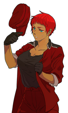 Jackal in MSF fatigues at the end of a workout.